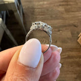 Double Diamond Ring in Antique Setting