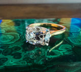 Cushion Diamond East West Ring