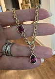 Rhodolite Garnet Bracelet