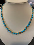 Turquoise and Diamond Necklace