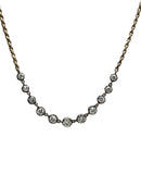 Collet Set Diamond Necklace