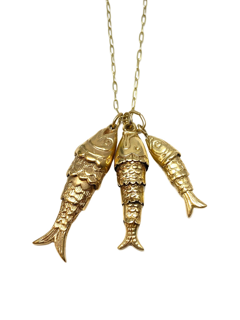 Triple Fish Necklace – Belle Epoque Jewelry