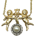 Cherubs with Pearl Necklace