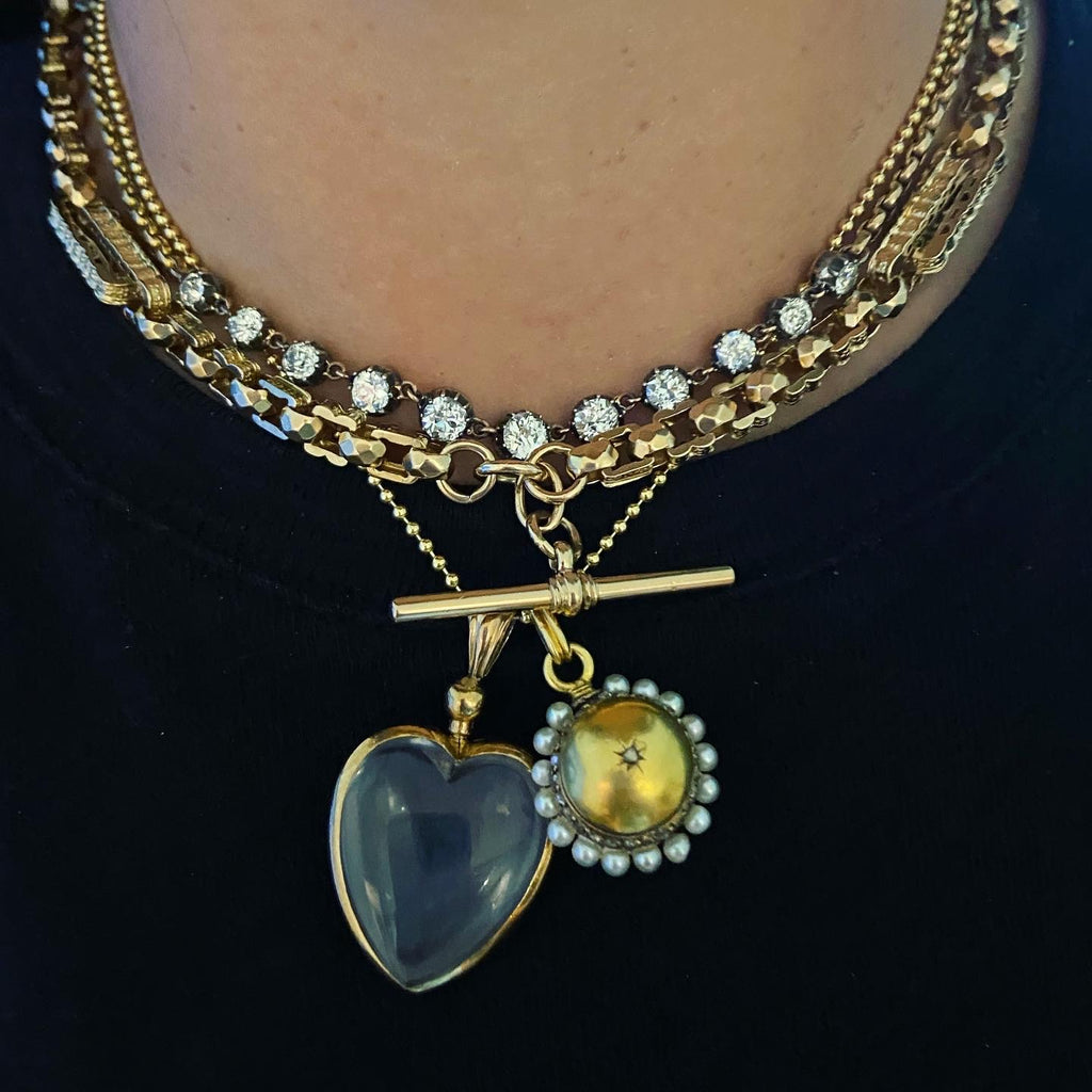 Buy Clear Locket Necklace, Glass Photo Locket, Oxidize Sterling Silver Locket  Pendant, Modern Locket, Push Gift, Glass Locket, Maternity Jewelry Online  in India - Etsy